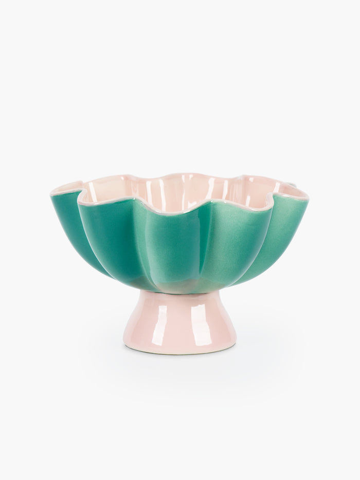 Lotus Bloom Footed Bowl