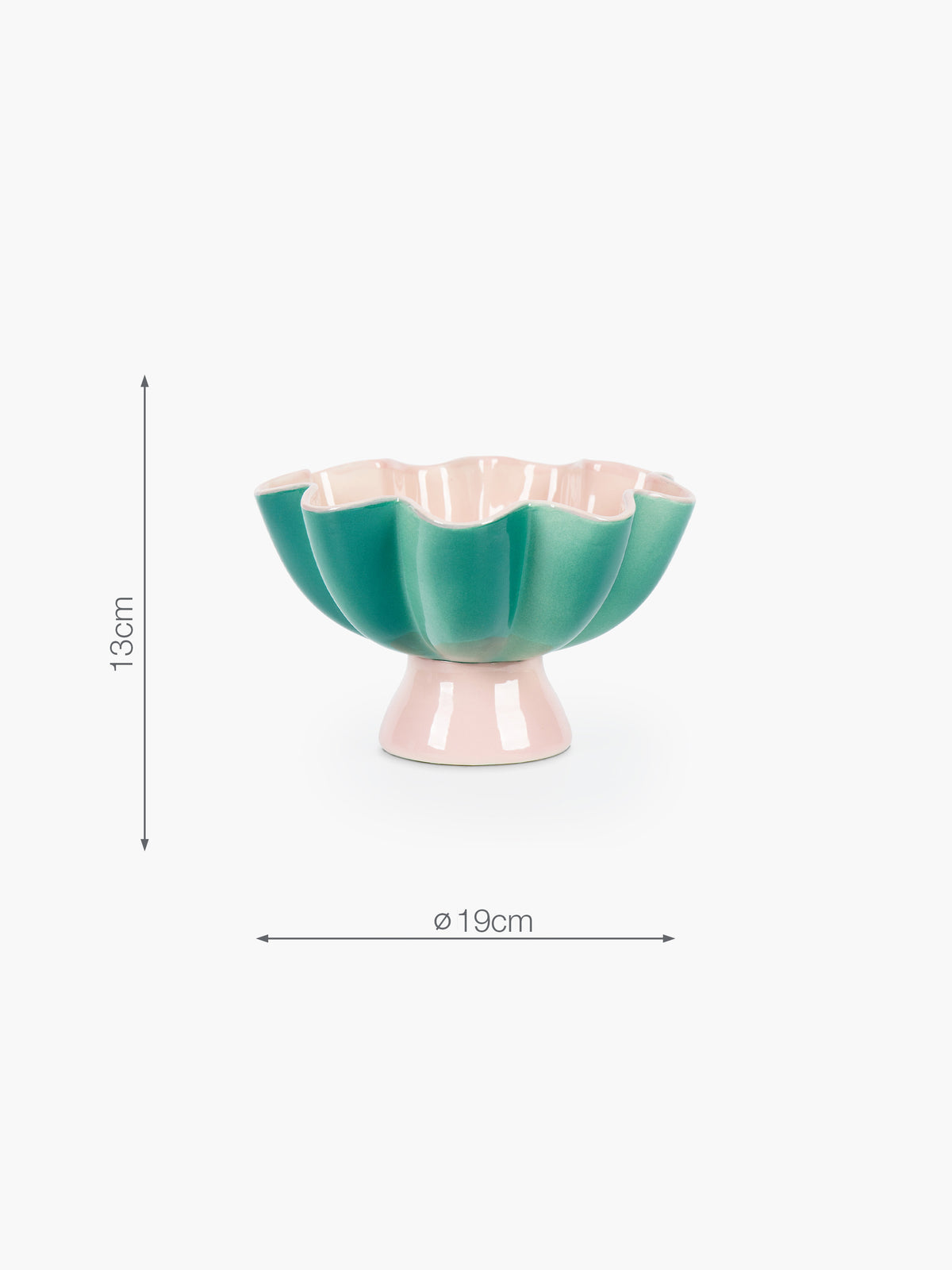 Lotus Bloom Footed Bowl